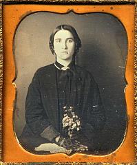 Young Woman Flowers